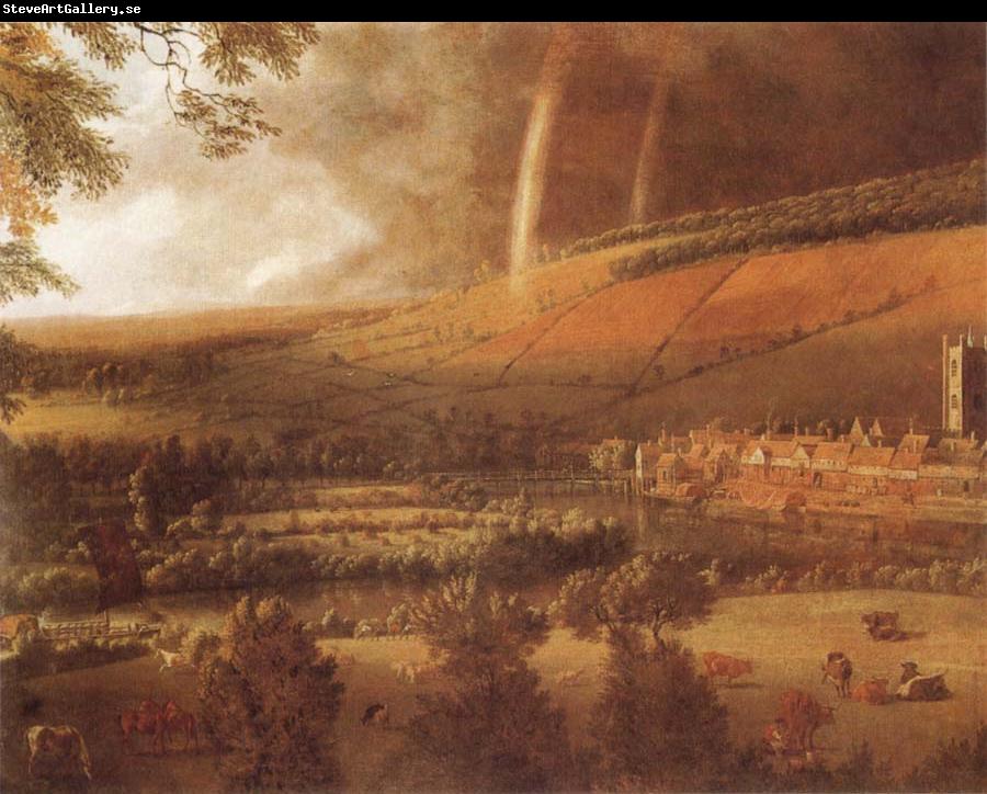 Jan Siberechts Landscape with Rainbow,Henley-on-Thames